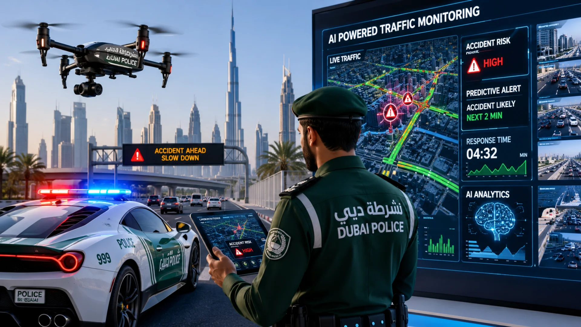 Dubai Police: AI that predicts crashes | Die Geissens Real Estate | Luxus Immobilien mit Carmen und Robert Geiss – Die Geissens in Dubai
